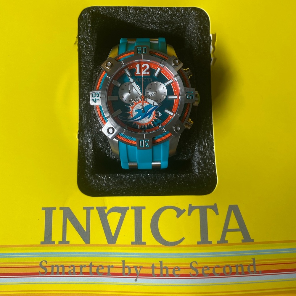 Invicta NFL Miami Dolphins watch